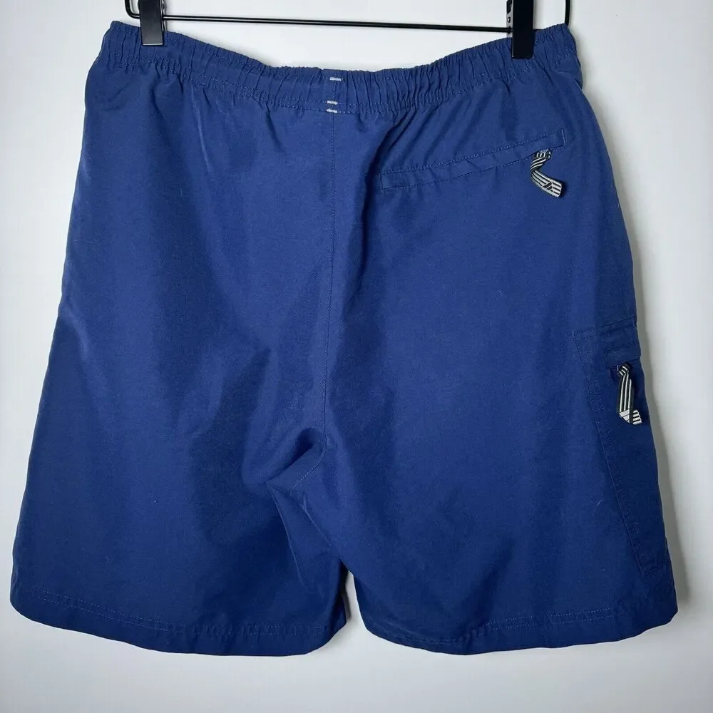 Vintage Y2K Adidas Mens Small Blue Cargo Pockets‎ Sport Shorts 2001 Athleisure